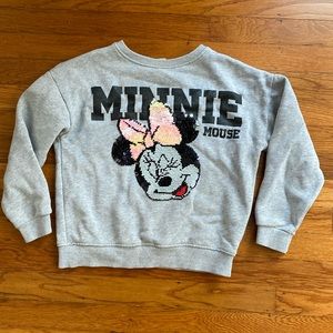 Minnie Mouse Flip Sequined Sweatshirt